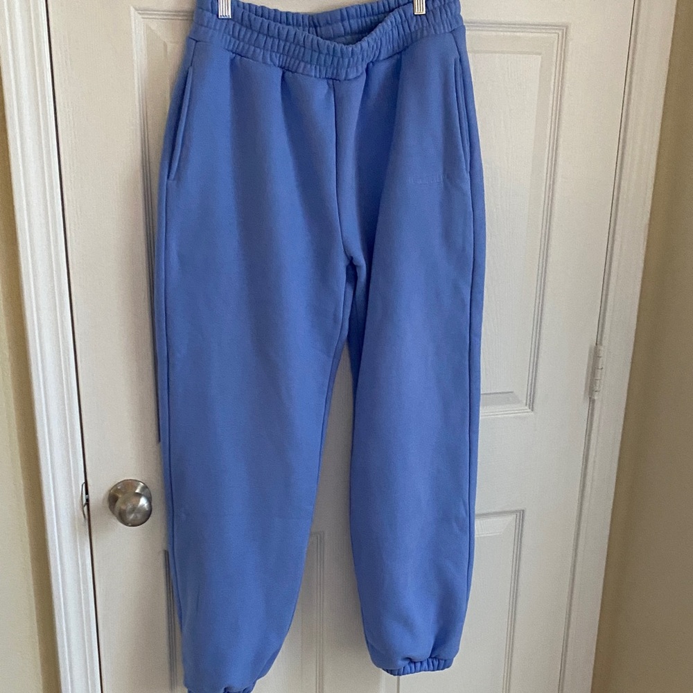 NEW Comfrt Cornflower Blue Signature Sweatpants Unisex